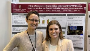 Dr. Natalie Tedford and Samantha Barr present at UW-Madison's Department of Medicine Education Day, February 27, 2026.