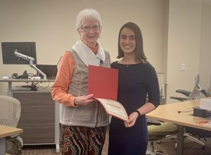Elaine Mischler and Julia Schiller at the Elaine Mischler MD Interprofessional Education Scholarship Award Ceremony
