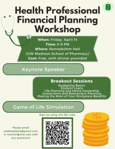 Health Professional Financial Planning Workshop Advertisements Flyer