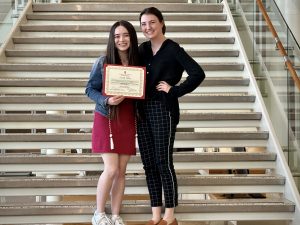 Sarah Uhm MPH 23 candidate and Catherine Still OTD 24 candidate (both UW IPE PoD 2021 Cohort Studnets)