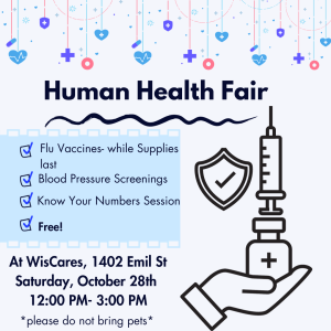 Human Health Fair @ WisCARES Flyer