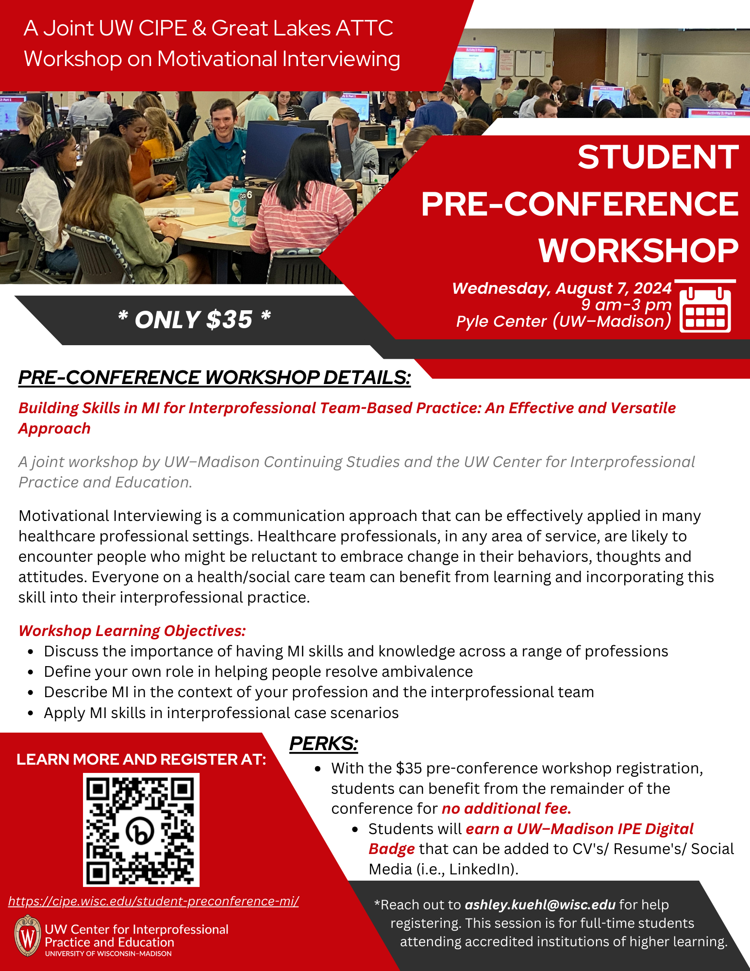 2024 Great Lakes Motivational Interviewing Conference- Student Preconference- Updated