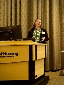 Laura Birkeland, Genetic Counseling, introducing the UW IPE PoD Program.