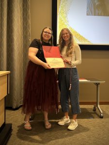 Joanna Hagan being recognized as a UW IPE PoD Graduate.
