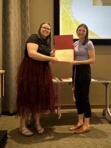 Catherine Still being recognized as a UW IPE PoD Graduate.
