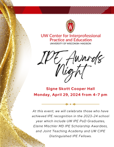 UW CIPE IPE AWARDS NIGHT flyer