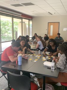 HPSP Students working on IPE Match Game Activity
