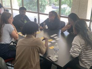 HPSP Students working on IPE Match Game Activity