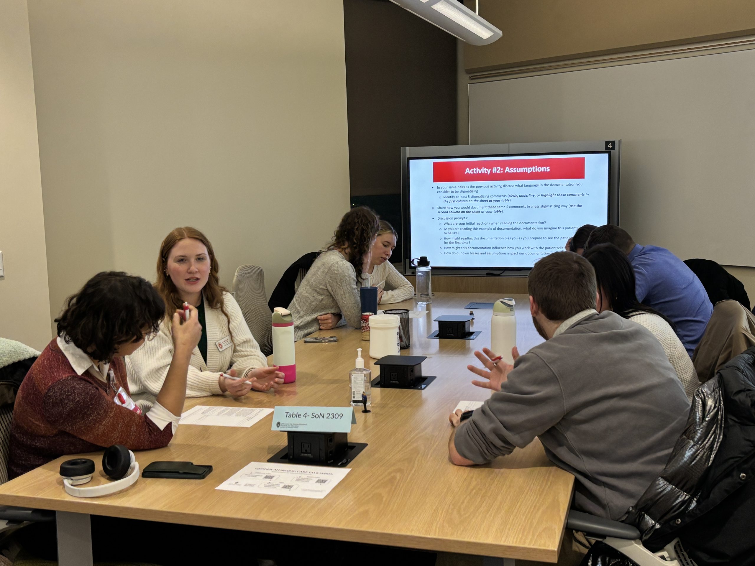 Students learning at a UW CIPE Competency Module.