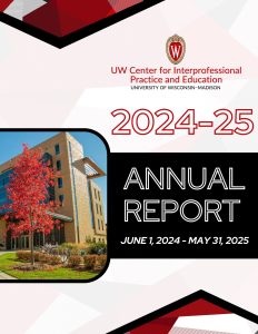 Cover of UW CIPE Annual Report 2024-2025.