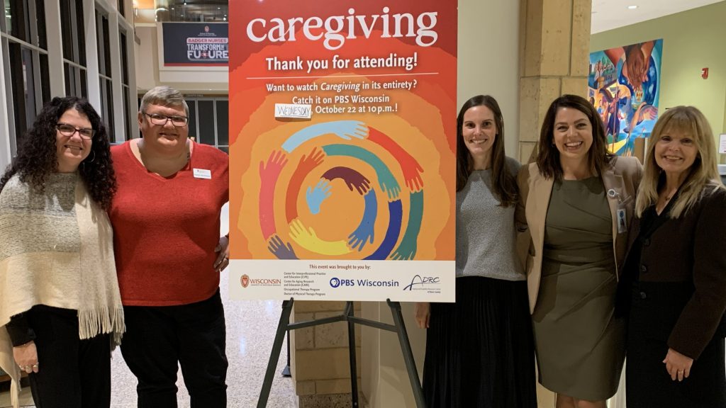 Image of panelists from Caregiving event.