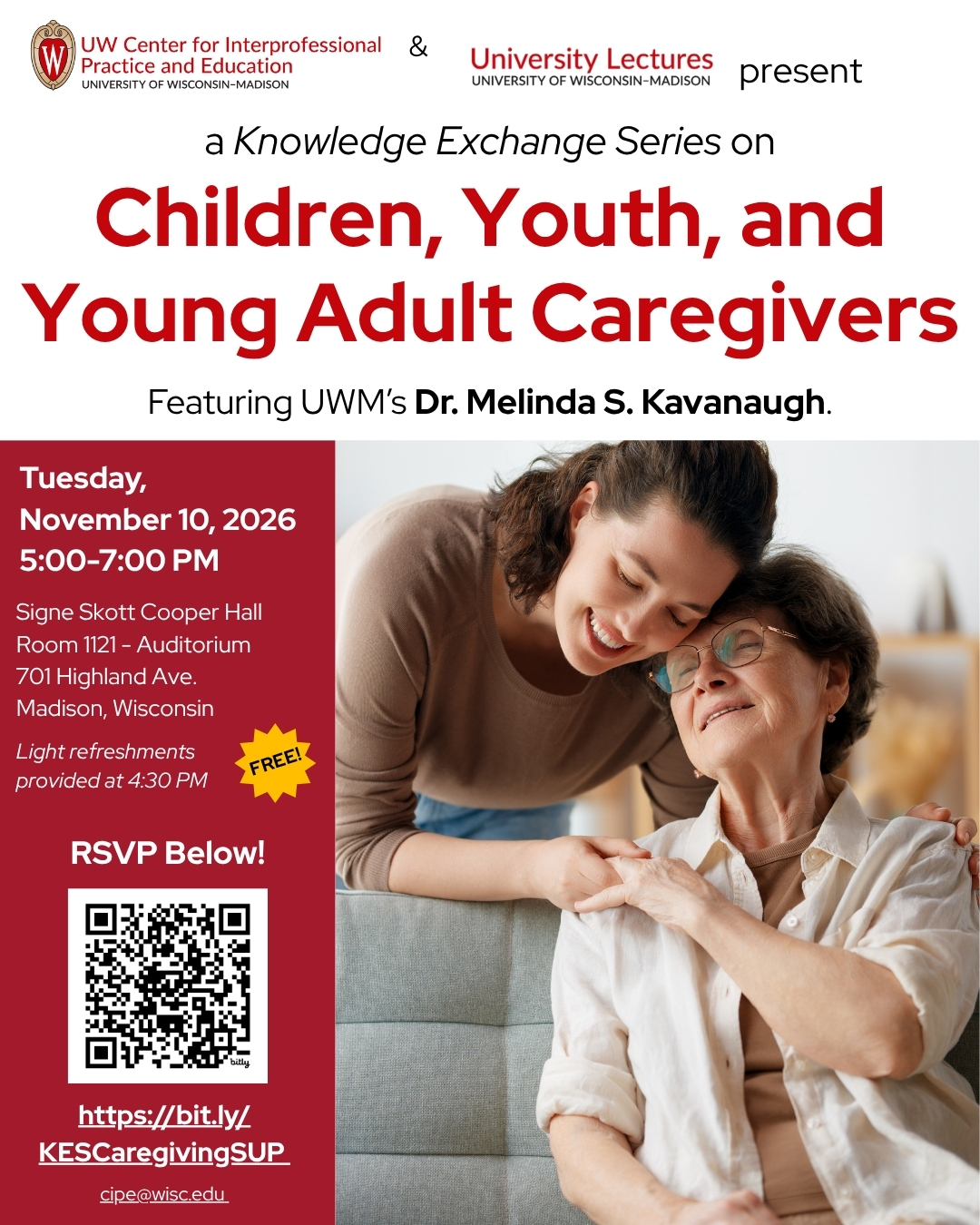 Register Now: Knowledge Exchange Series on Children, Youth, and Young Adult Caregivers, Nov. 10